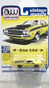 画像: auto world 1/64 1970 Dodge Challenger T / A FY1 Banana Yellow / Black