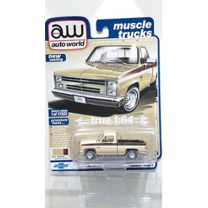 画像: auto world 1/64 1985 Chevy Silverado Tan / Brown