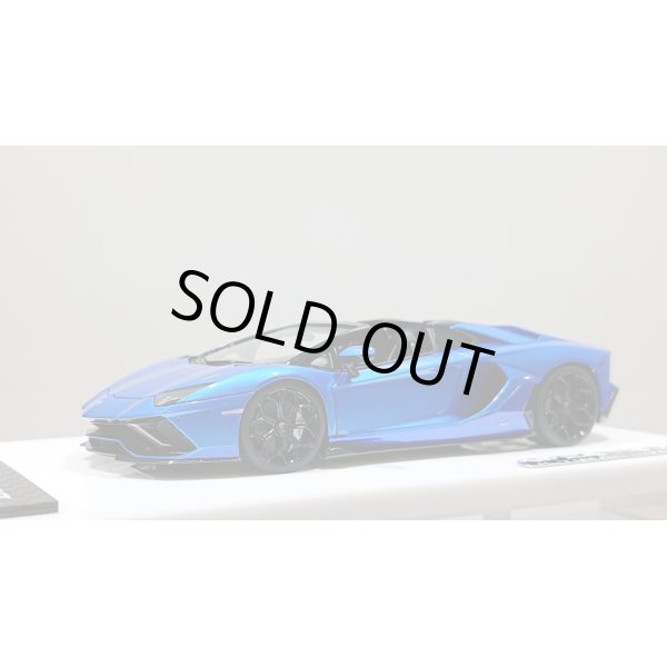 画像1: EIDOLON 1/43 Lamborghini Aventador LP780-4 Ultimae Roadster 2021 (Leirion Wheel) Blue Towerette / Blue Nesance  Limited 100 pcs. (1)