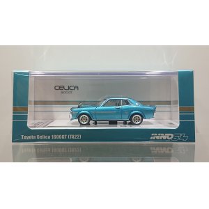 画像: INNO Models 1/64 Toyota Celica 1600 GT (TA22) Metallic Blue