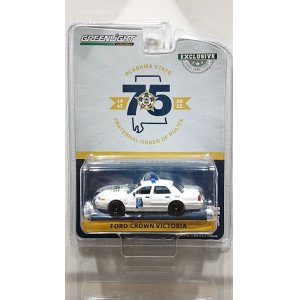 画像: GREEN LiGHT 1/64 2008 Ford Crown Victoria Police Interceptor Alabama State Fraternal Order of Police 75th