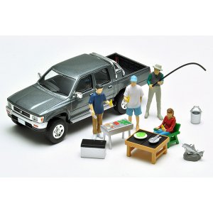 画像: TOMYTEC 1/64 Diorama Collection 64 #Car Snap 14a BBQ2 (with Toyota Hilux 4WD)