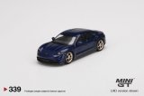 画像: MINI GT 1/64 Porsche Taycan Turbo S Gentian Blue Metallic (RHD)