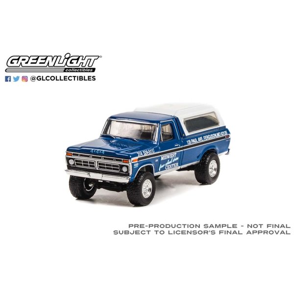 画像2: GREEN LiGHT EXCLUSIVE 1/64 1974 Ford F-250 with Camper Shell - Midwest Four Wheel Drive Center (2)