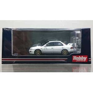 画像: Hobby JAPAN 1/64 Subaru Impreza WRX (GC8) STi Version II Feather White / with engine display model