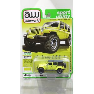 画像: auto world 1/64 2017 Jeep Wrangler Sahara Unlimited Hyper Yellow Offroad