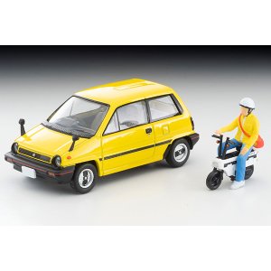 画像: TOMYTEC 1/64 Limited Vintage NEO Honda City R (Yellow) with Motocompo '81