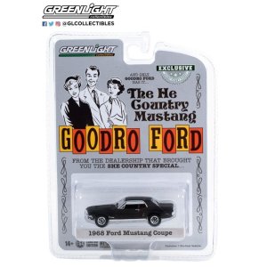 画像: GREEN LiGHT EXCLUSIVE 1/64 1968 Ford Mustang Coupe `He Country Special` - Bill Goodro Ford, - Stealth Black