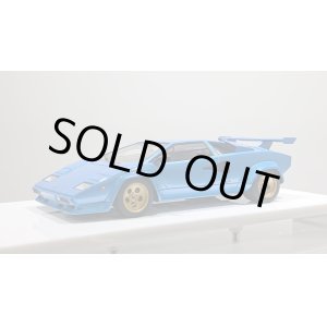 画像: EIDOLON 1/43 Lamborghini Countach LP5000S 1982 with Rear wing Metallic Light Blue Limited 40 pcs.