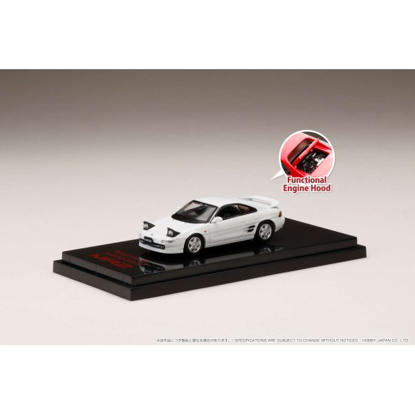 画像2: Hobby JAPAN 1/64 Toyota MR2 (SW20) GT-S 1996 / Open Headlight Super White II (2)