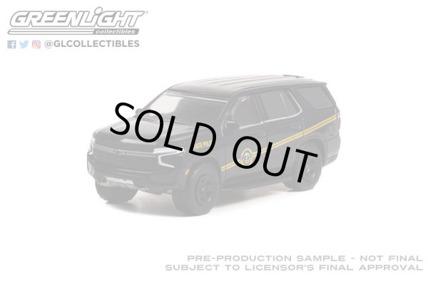 画像1: GREEN LiGHT EXCLUSIVE 1/64 Hot Pursuit - 2021 Chevrolet Tahoe Police Pursuit Vehicle (PPV) - West Virginia State Police (1)