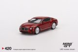 画像: MINI GT 1/64 Bentley Continental GT Speed 2022 Candy Red (LHD)