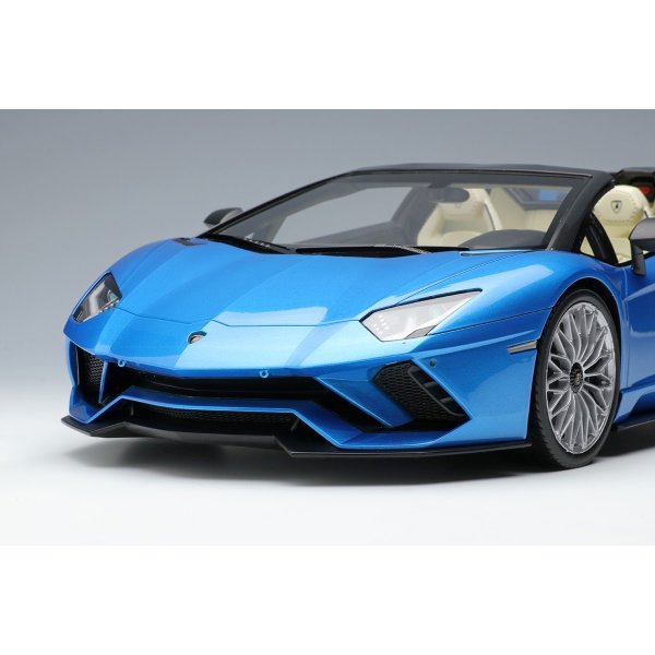 EIDOLON 1/18 Lamborghini Aventador S Roadster 2017 Blue Aegir