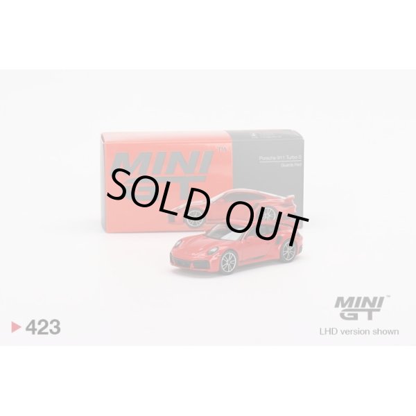 画像1: MINI GT 1/64 Porsche 911 Turbo S Guards Red (RHD) (1)