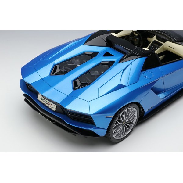 EIDOLON 1/18 Lamborghini Aventador S Roadster 2017 Blue Aegir