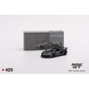 画像: MINI GT 1/64 Lamborghini Aventador SVJ Roadster Grigio Telesto (RHD)