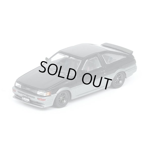 画像2: INNO Models 1/64 Toyota Corolla Levin AE86 Black / Gray (2)