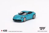 画像: MINI GT 1/64 Porsche 911 (992) Carrera S Miami Blue (RHD)