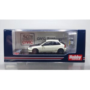 画像: Hobby JAPAN 1/64 Honda CIVIC Type R (EK9) /Custom Version with Engine Display Model Championship White