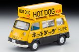 画像: TOMYTEC 1/64 Limited Vintage Subaru Sambar Light Van Hot Dog Shop (Yellow/Black) with Figure