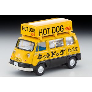 画像: TOMYTEC 1/64 Limited Vintage Subaru Sambar Light Van Hot Dog Shop (Yellow/Black) with Figure