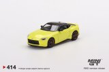 画像: MINI GT 1/64 Nissan Z Protospec 2023 Ikazuchi Yellow (RHD)