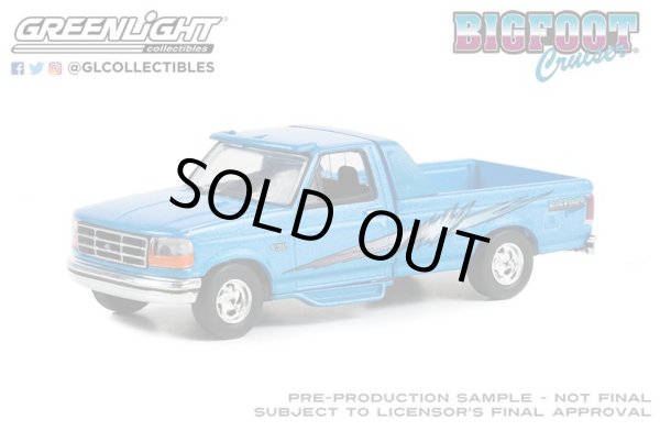 画像1: GREEN LiGHT EXCLUSIVE 1/64 1994 Ford F-150 Bigfoot Cruiser #2 Scherer Truck Equipment and Bigfoot 4x4 Collaboration (1)