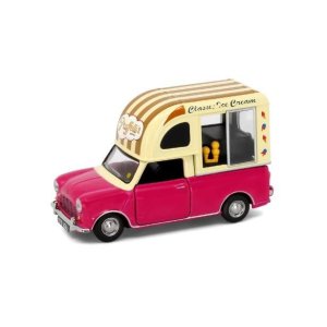 画像: Tiny City No.01 Morris Mini Ice Cream Van Wine Red