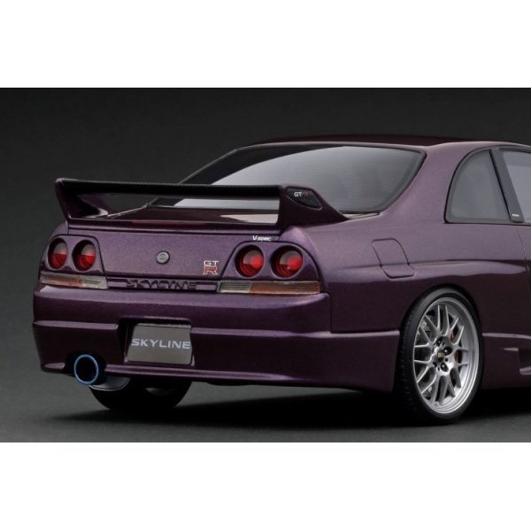 画像4: ignition model 1/18 Nissan Skyline GT-R (BCNR33) Midnight Purple (4)