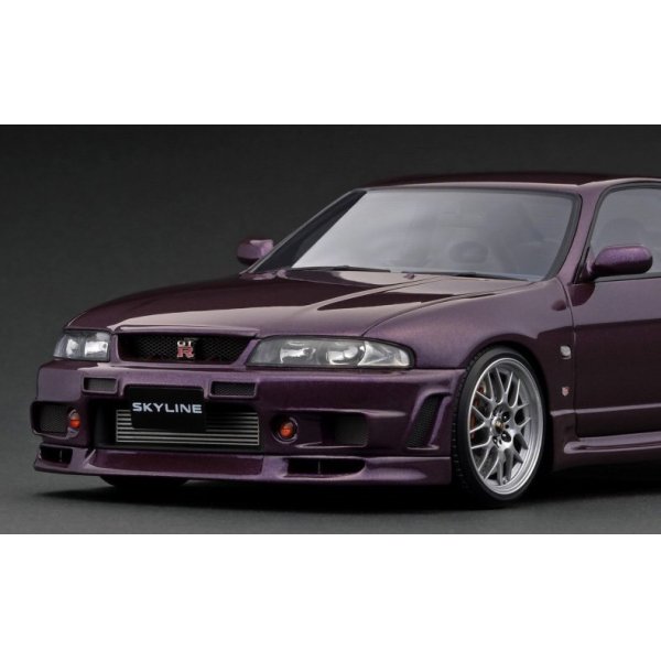 画像3: ignition model 1/18 Nissan Skyline GT-R (BCNR33) Midnight Purple (3)