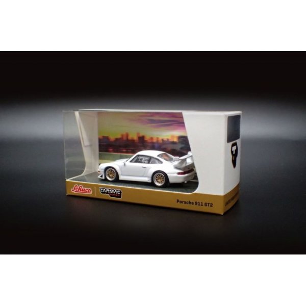 画像2: Tarmac Works 1/64 Porsche 911 GT2 White (2)