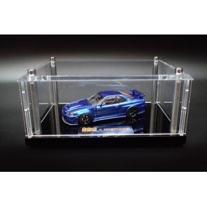 画像: PGM (Private Goods Model) 1/43 Nismo R34 Z-Tune Metallic Blue Luxury package ver. ※フル開閉機能付