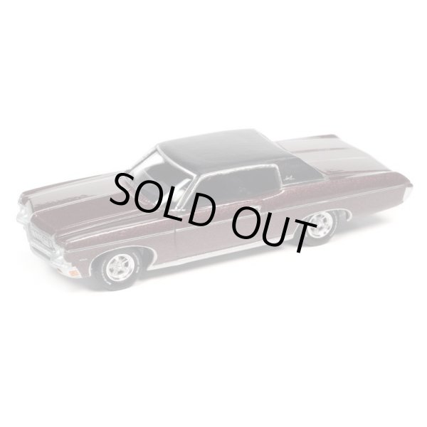 画像2: auto world 1/64 1970 Chevy Impala Black Cherry/Flat Black (2)