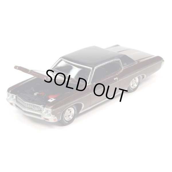 画像3: auto world 1/64 1970 Chevy Impala Black Cherry/Flat Black (3)