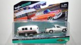 画像: Maisto 1/64 1993 Chevrolet 454 SS Pickup & Camper Trailer White/Black