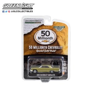 画像: GREEN LiGHT EXCLUSIVE 1/64 1963 Chevy Impala SS - 50 Millionth Chevrolet - Special Gold Paint