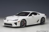 画像: AUTOart 1/18 Lexus LFA (Whitest White)