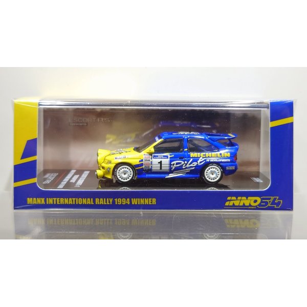 画像1: INNO Models 1/64 Ford Escort RS COSWORTH #1 "MICHELIN PILOT" British Rally Championship 1994 M.Wilson B.Thomas (1)