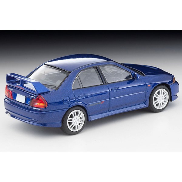 画像2: TOMYTEC 1/64 Limited Vintage NEO Mitsubishi Lancer GSR Evolution IV (Dark Blue) (2)