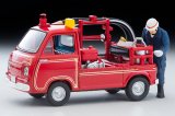 画像: TOMYTEC 1/64 Limited Vintage Subaru Sambar Pump fire truck with Figure