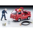 画像10: TOMYTEC 1/64 Limited Vintage Subaru Sambar Pump fire truck with Figure (10)