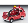 画像4: TOMYTEC 1/64 Limited Vintage Subaru Sambar Pump fire truck with Figure (4)