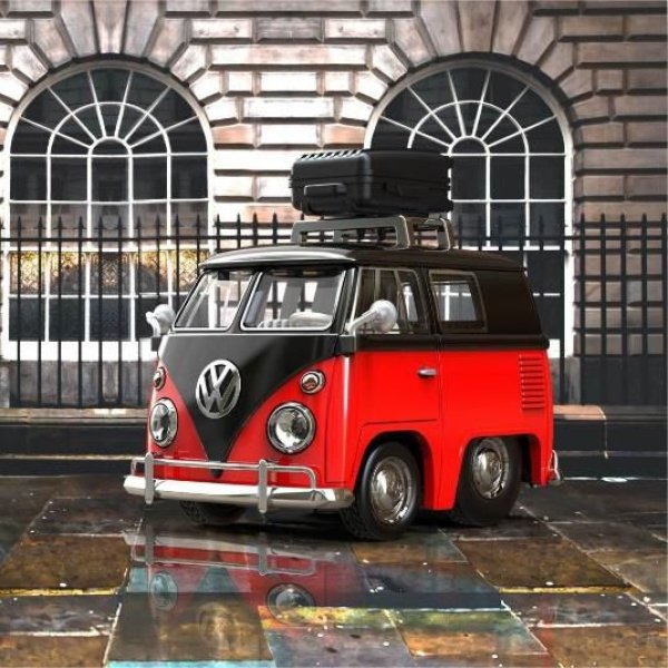 画像3: TinyQ Volkswagen T1 Red/Black (3)