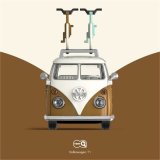 画像: TinyQ Volkswagen T1 Brown/Beige