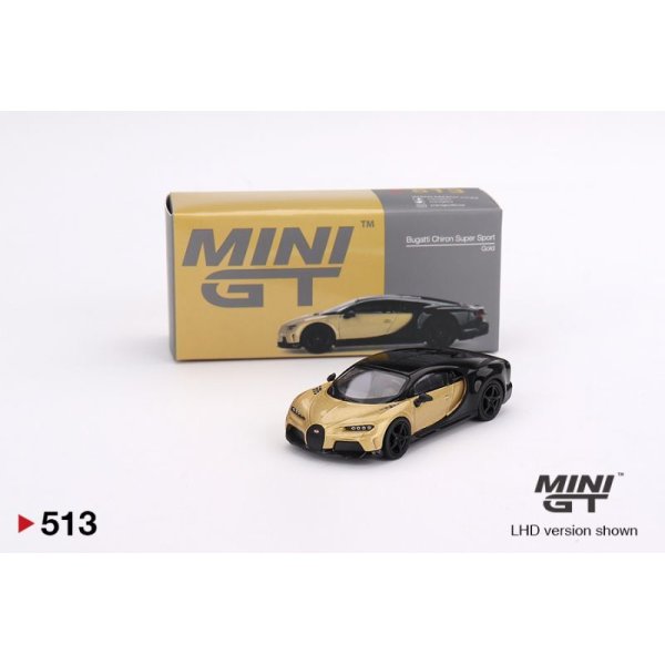 画像1: MINI GT 1/64 Bugatti Chiron Super Sports Gold (LHD) (1)