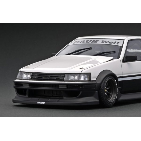 画像4: ignition model 1/18 RWB AE86 White/Black (4)