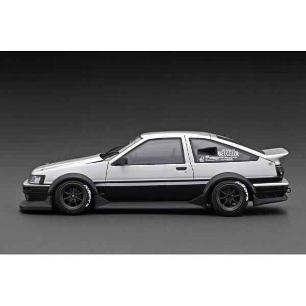 ignition model 1/18 RWB AE86 White/Black - AXELLWORKS HOBBYTOWN