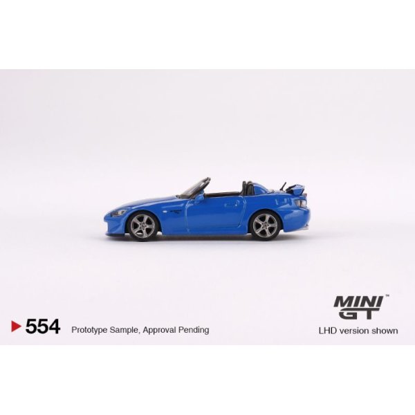 MINI GT 1/64 Honda S2000 (AP2) CR Apex Blue (LHD) - AXELLWORKS HOBBYTOWN