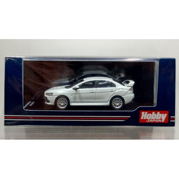 画像1: Hobby JAPAN 1/64 Mitsubishi Lancer Evolution 10 White Pearl (1)