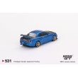 画像2: MINI GT 1/64 Nissan Skyline GT-R R34 Top Secret Bayside Blue (RHD) (2)